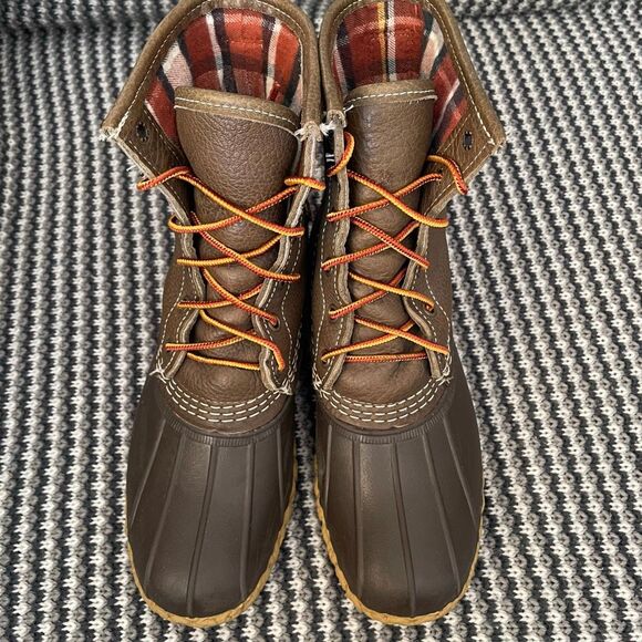 Bean Boot by L. L. Bean 8” lace up duck boot women’s shoe size 7 - Picture 5 of 12